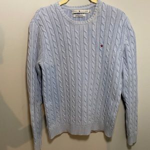 Women Tommy Hilfiger Sweater L Baby Blue.